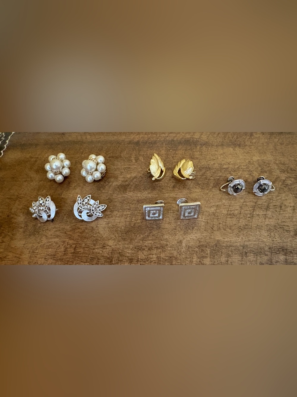 Clip-On Earrings - Elegant Women Jewelry - lot of 5